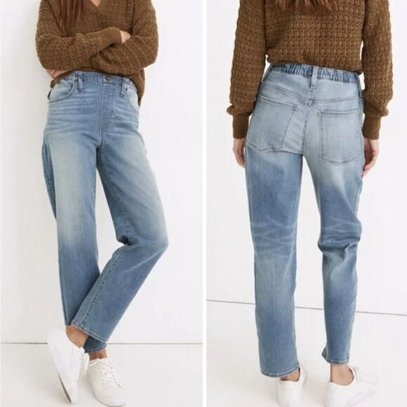 NEW Madewell Pull-On Jeans in Keefe Wash, NA951, 28 - Picture 2 of 15